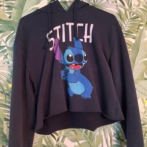 Stich cropped hoodie💙